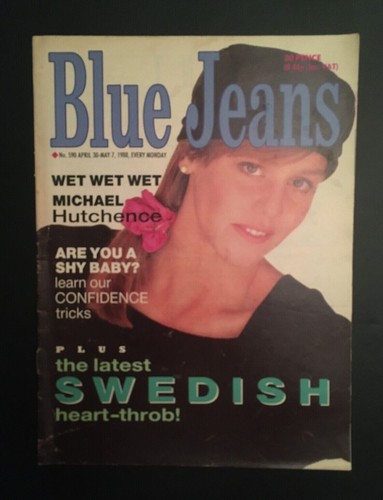 Blue jeans magazine - blue,