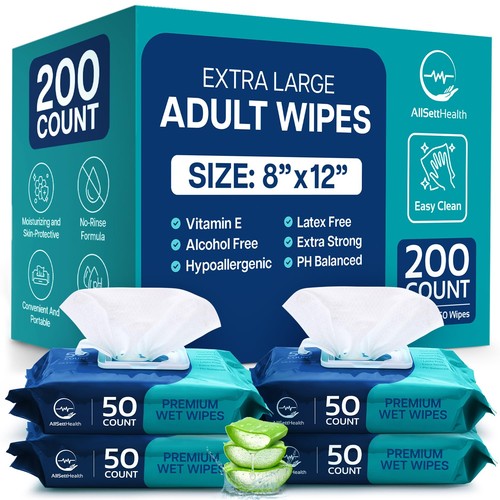 Wet body wipes adults - wet, bathing