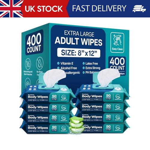Wet body wipes for adults - body,