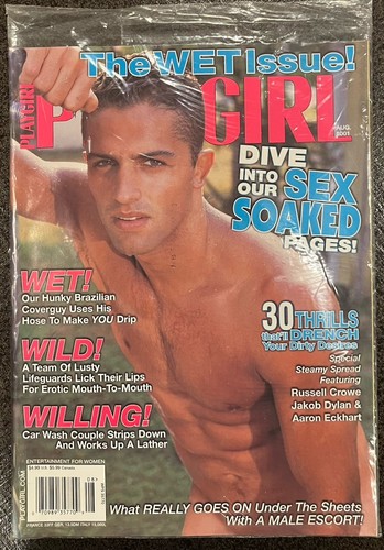 Playgirl magazine august - magazine,,